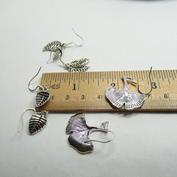 Leaf earrings - Picture 5 of 6